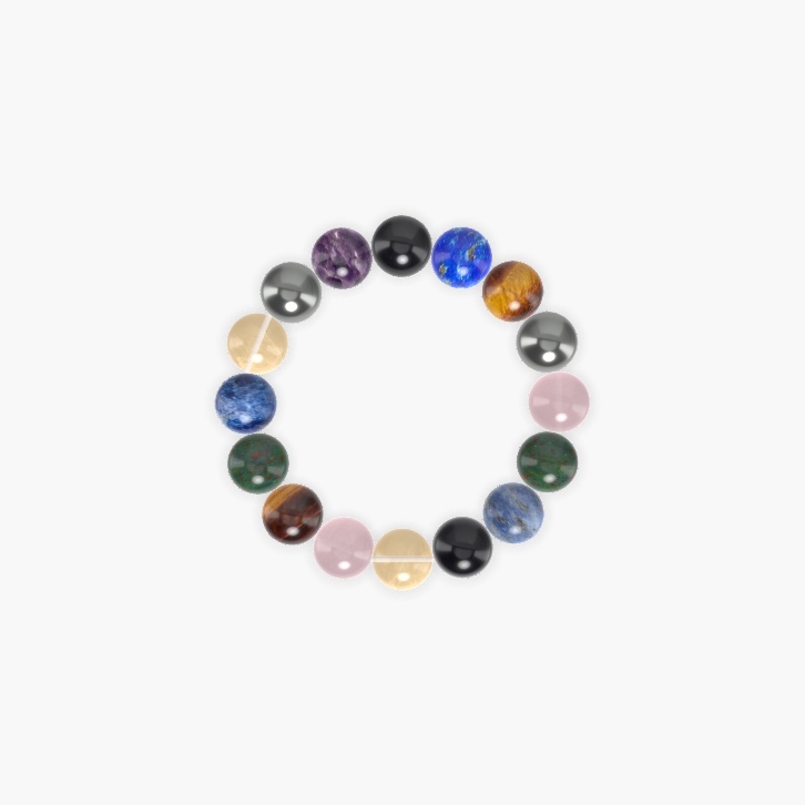 Citrine, Sodalite, Bloodstone and more Gemstone Bracelet