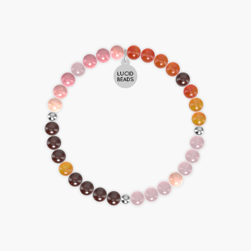 Carnelian, Garnet, Rose Quartz and more Gemstone Bracelet