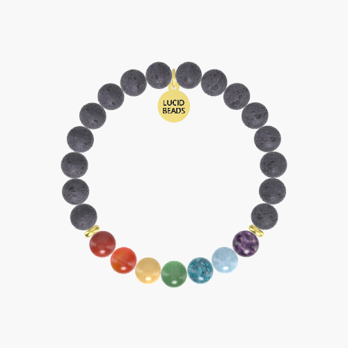 Lava Rock, Aventurine, Apatite and more Gemstone Bracelet