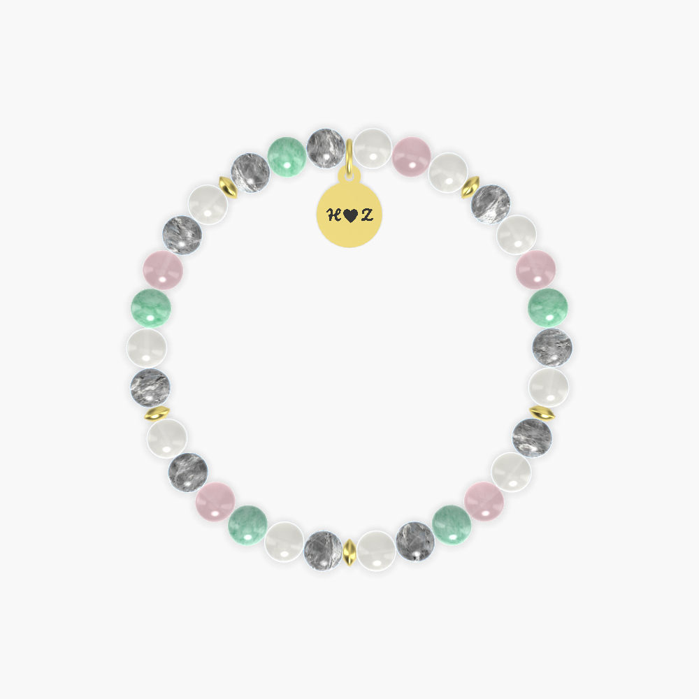 Moonstone, Labradorite, Green Jade and more Gemstone Bracelet
