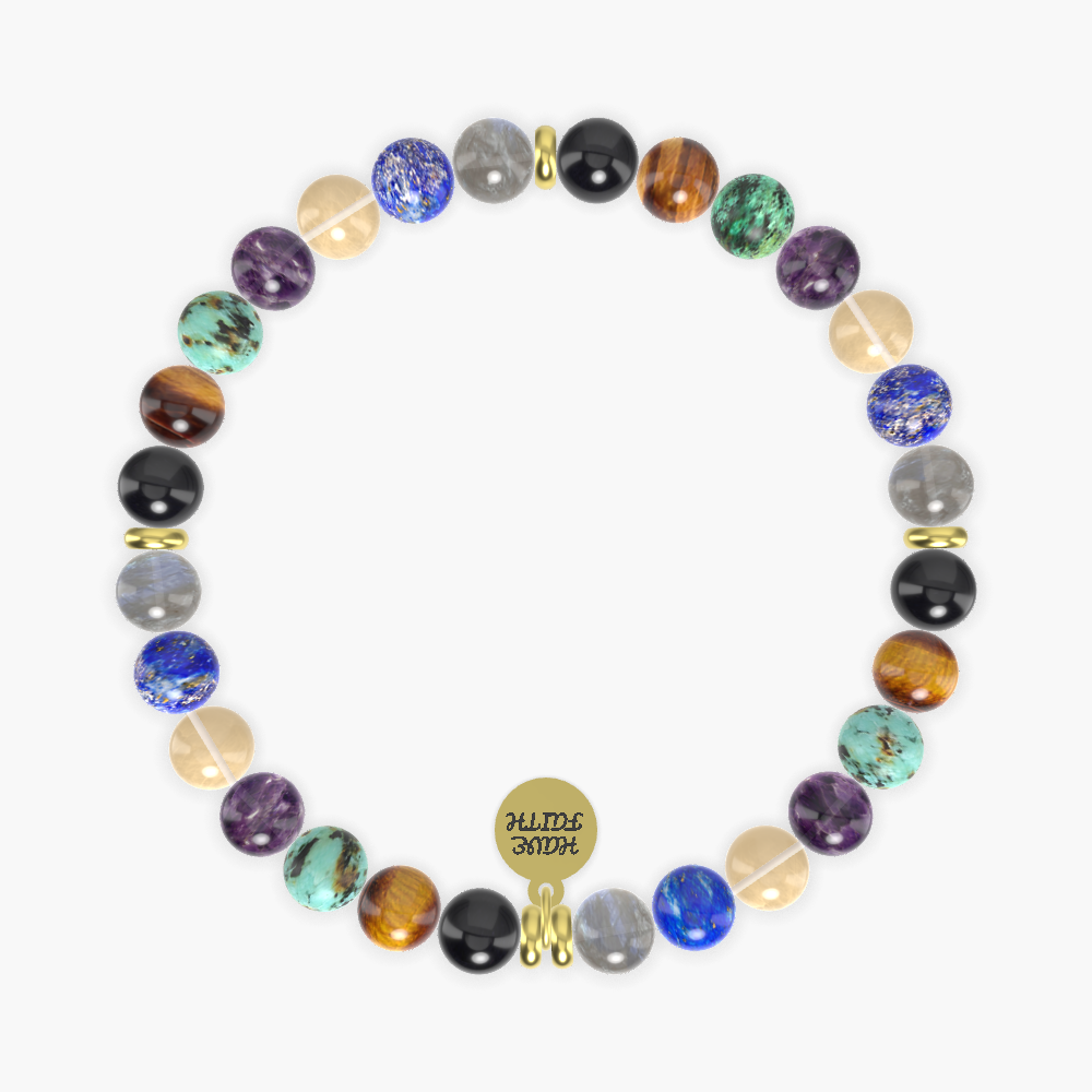 Labradorite, Lapis Lazuli, Citrine and more Gemstone Bracelet