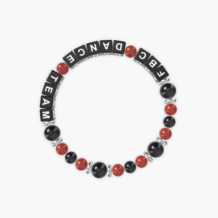 Red Jasper, Black Obsidian and Black Onyx Bracelet