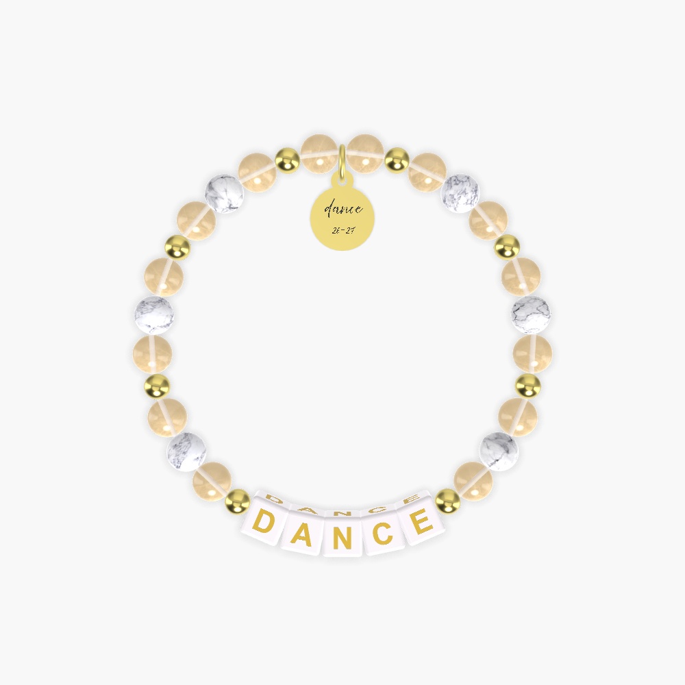 Citrine and Howlite Bracelet