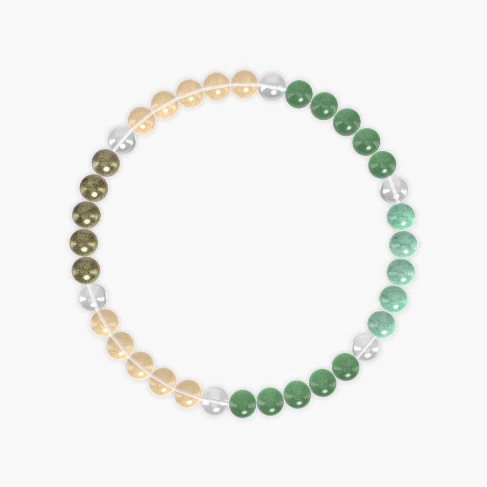 Aventurine, Citrine, Clear Quartz and more Gemstone Bracelet