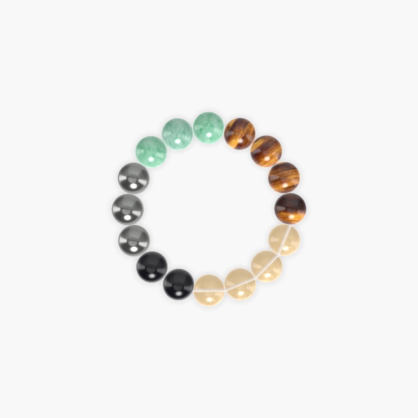 Citrine, Tiger Eye, Green Jade and more Gemstone Bracelet
