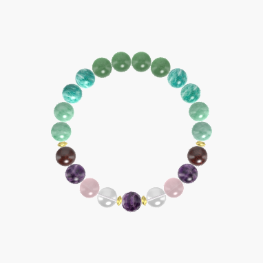 Green Jade, Amazonite, Aventurine and more Gemstone Bracelet