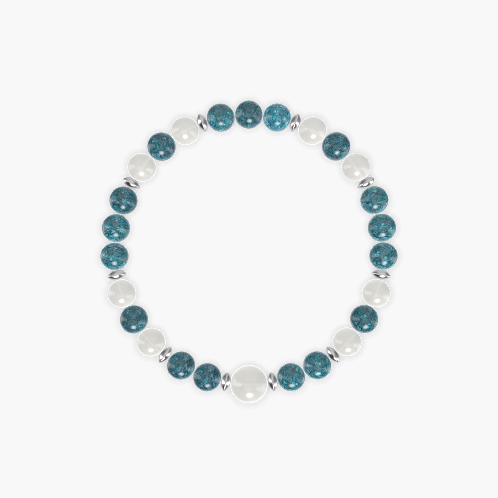 Apatite and Moonstone Bracelet