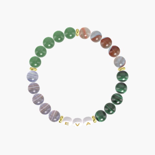 Malachite, Sardonyx, Aventurine and more Gemstone Bracelet