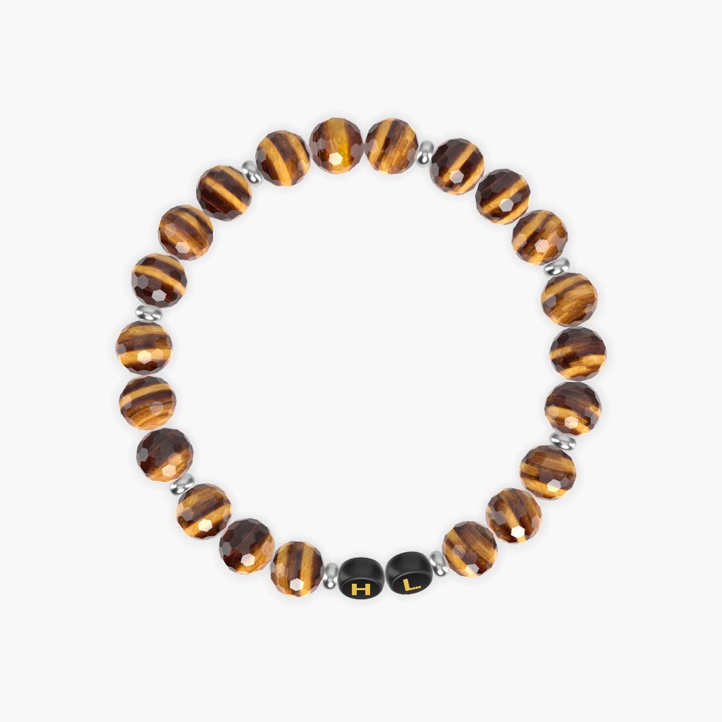 Tiger Eye Gemstone Bead Bracelet