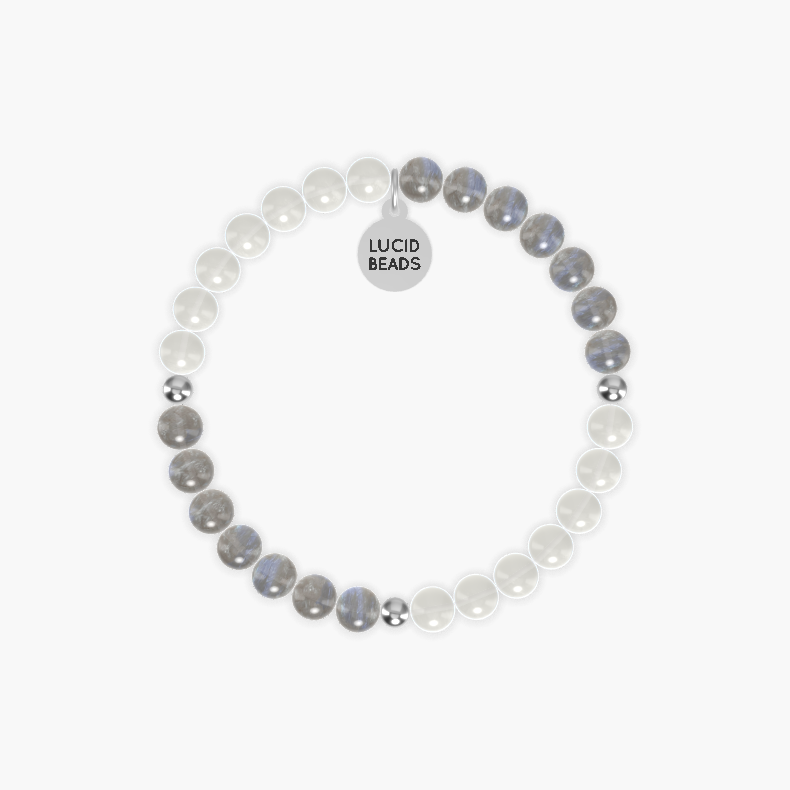 Moonstone and Labradorite Bracelet
