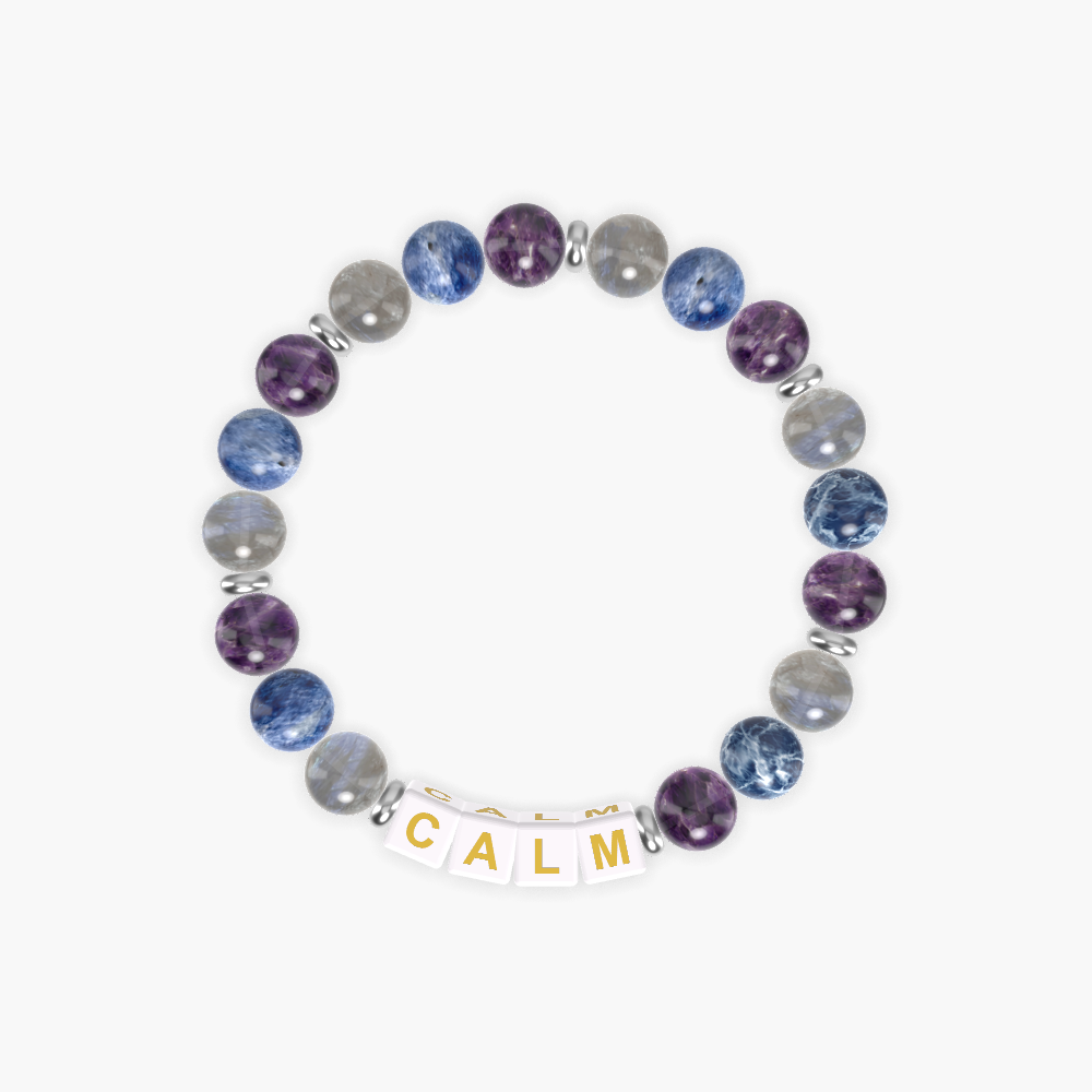 Amethyst, Sodalite and Labradorite Bracelet
