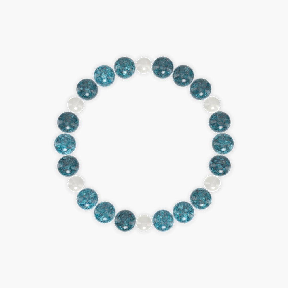 Apatite and Moonstone Bracelet