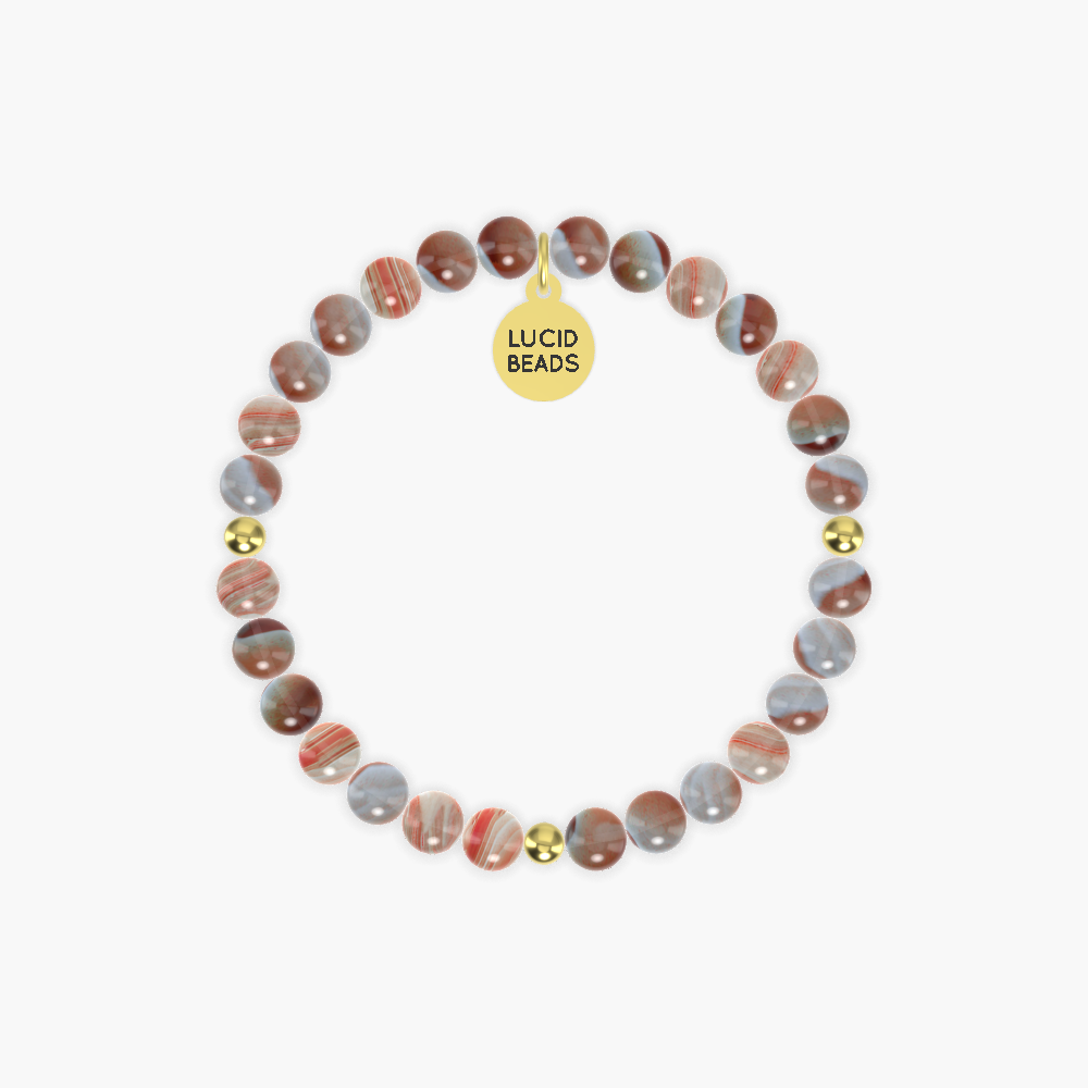 August Birthstone - Sardonyx Bracelet