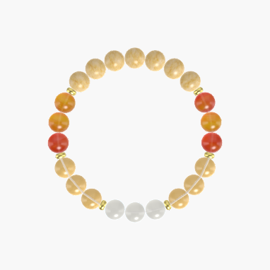 Yellow Jade, Citrine, Carnelian and more Gemstone Bracelet
