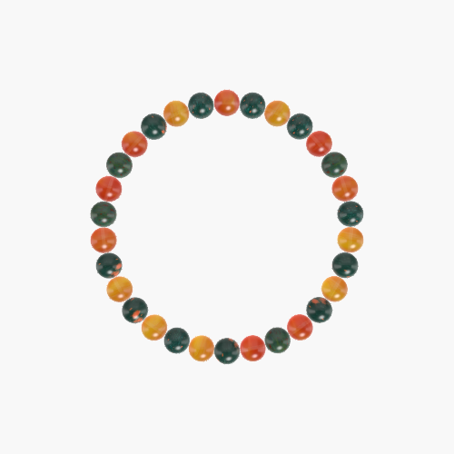 Bloodstone and Carnelian Bracelet