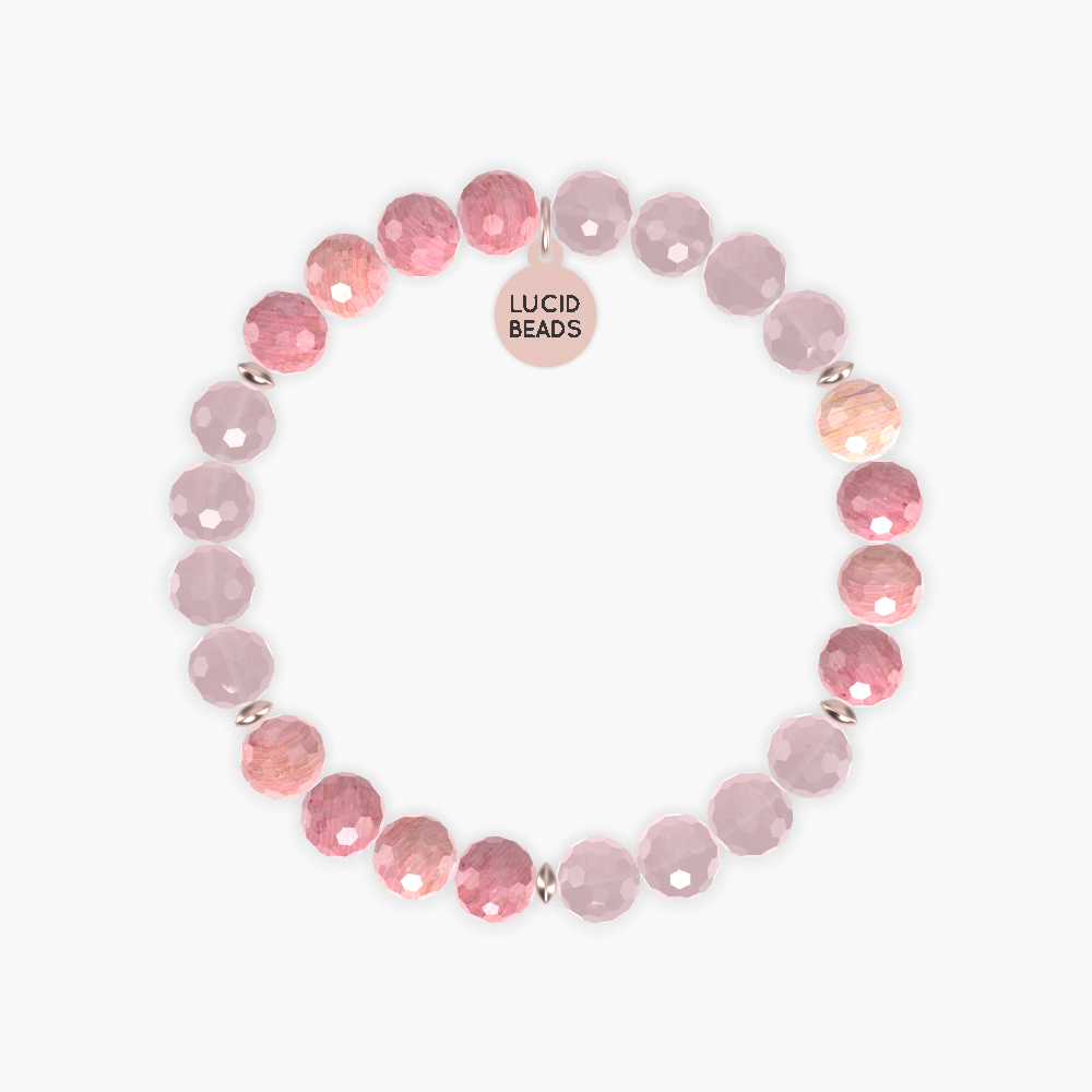 Rose Quartz and Rhodonite Bracelet