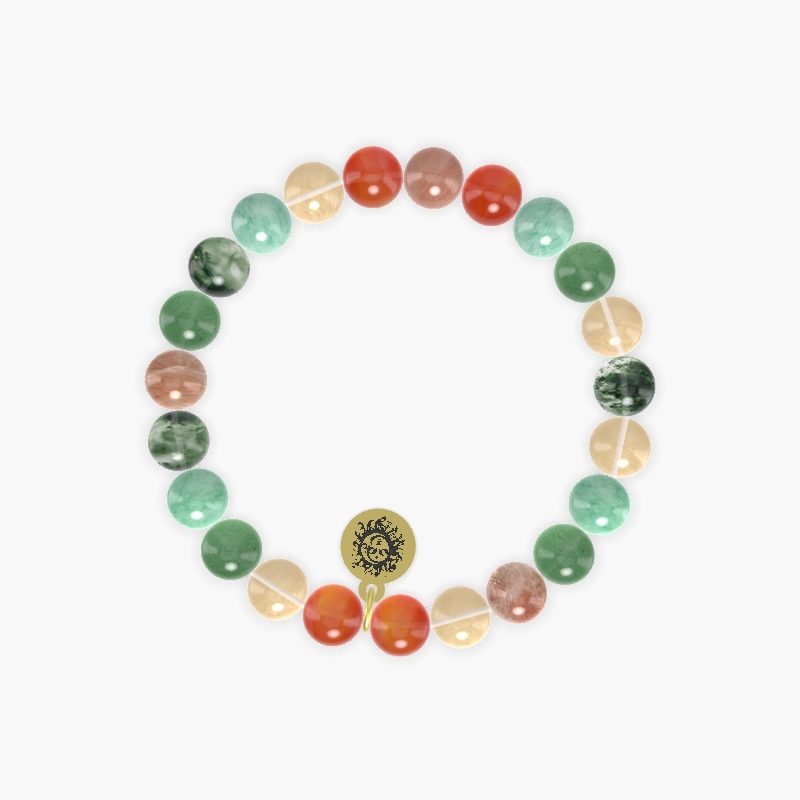 Citrine, Carnelian, Aventurine and more Gemstone Bracelet
