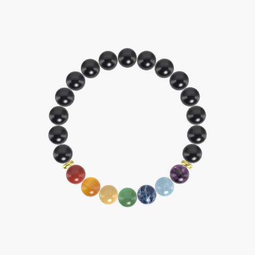 Black Tourmaline, Aventurine, Sodalite and more Gemstone Bracelet