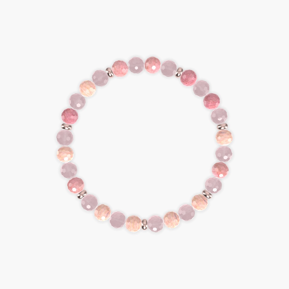 Rose Quartz and Rhodonite Bracelet