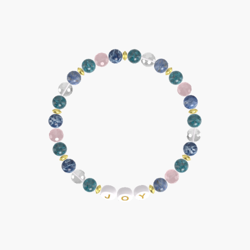 Sodalite, Apatite, Rose Quartz and more Gemstone Bracelet