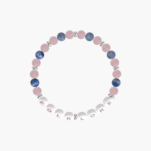 Rose Quartz and Sodalite Bracelet