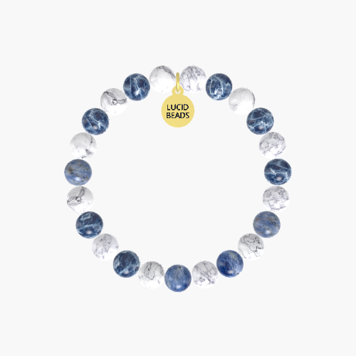 Howlite and Sodalite Bracelet