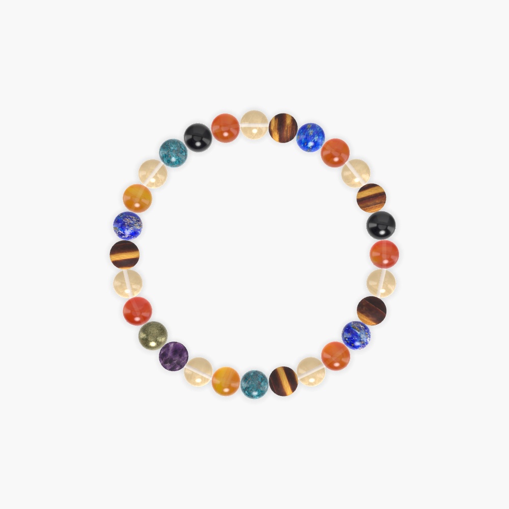 Citrine, Carnelian, Tiger Eye and more Gemstone Bracelet