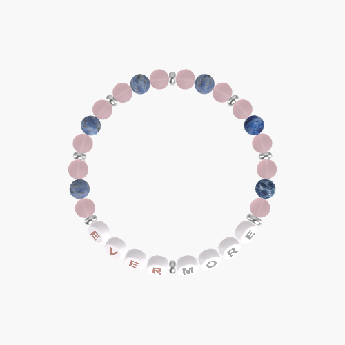 Rose Quartz and Sodalite Bracelet