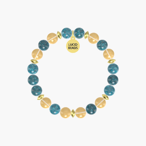 Apatite and Citrine Bracelet