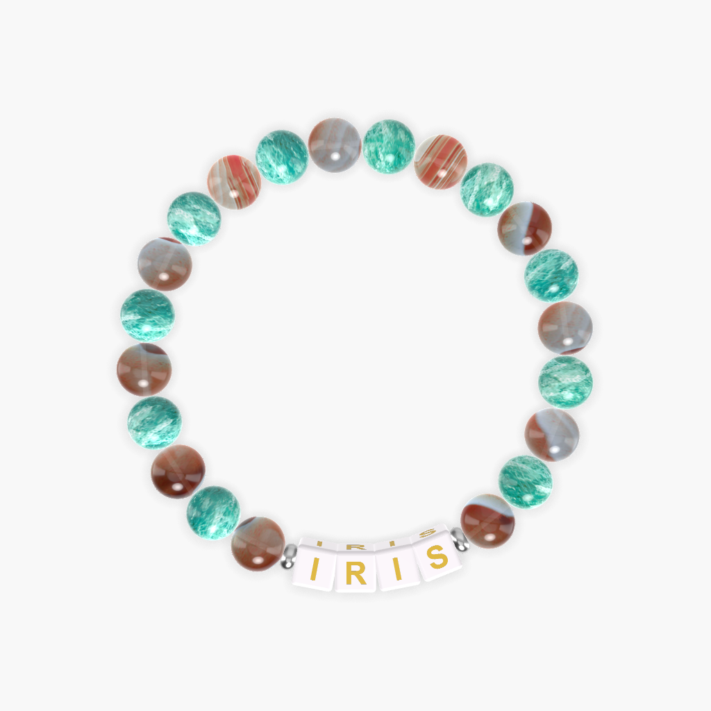 Sardonyx and Amazonite Bracelet
