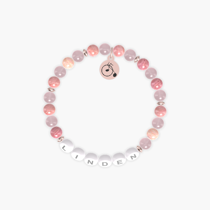 Rose Quartz and Rhodonite Bracelet