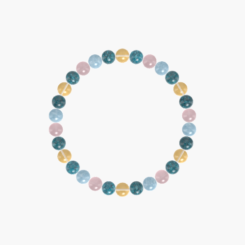 Apatite, Citrine, Aquamarine and more Gemstone Bracelet