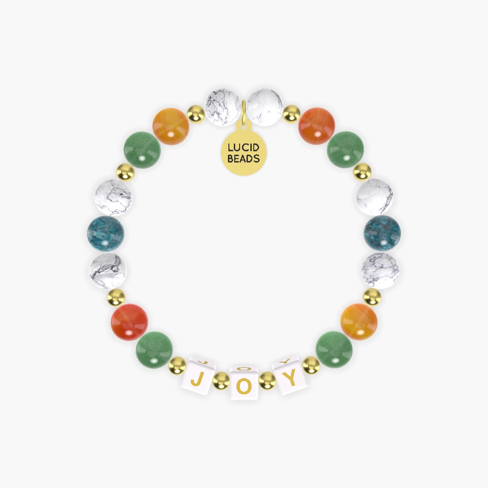 Howlite, Aventurine, Carnelian and more Gemstone Bracelet