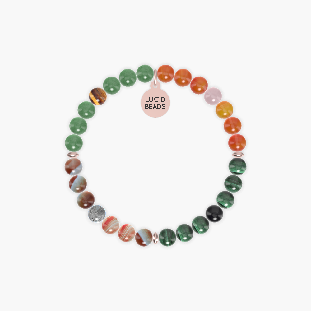 Malachite, Carnelian, Aventurine and more Gemstone Bracelet