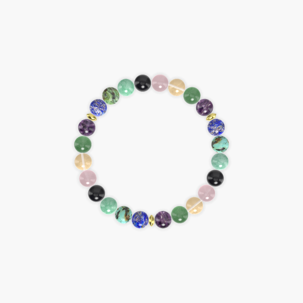 Amethyst, Aventurine, Citrine and more Gemstone Bracelet