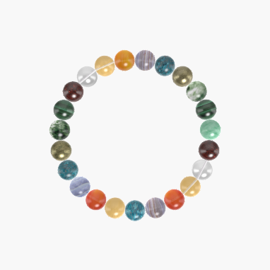 Apatite, Blue Lace Agate, Carnelian and more Gemstone Bracelet