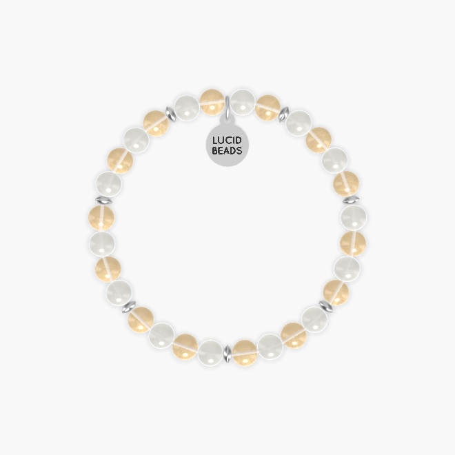 Citrine and Moonstone Bracelet
