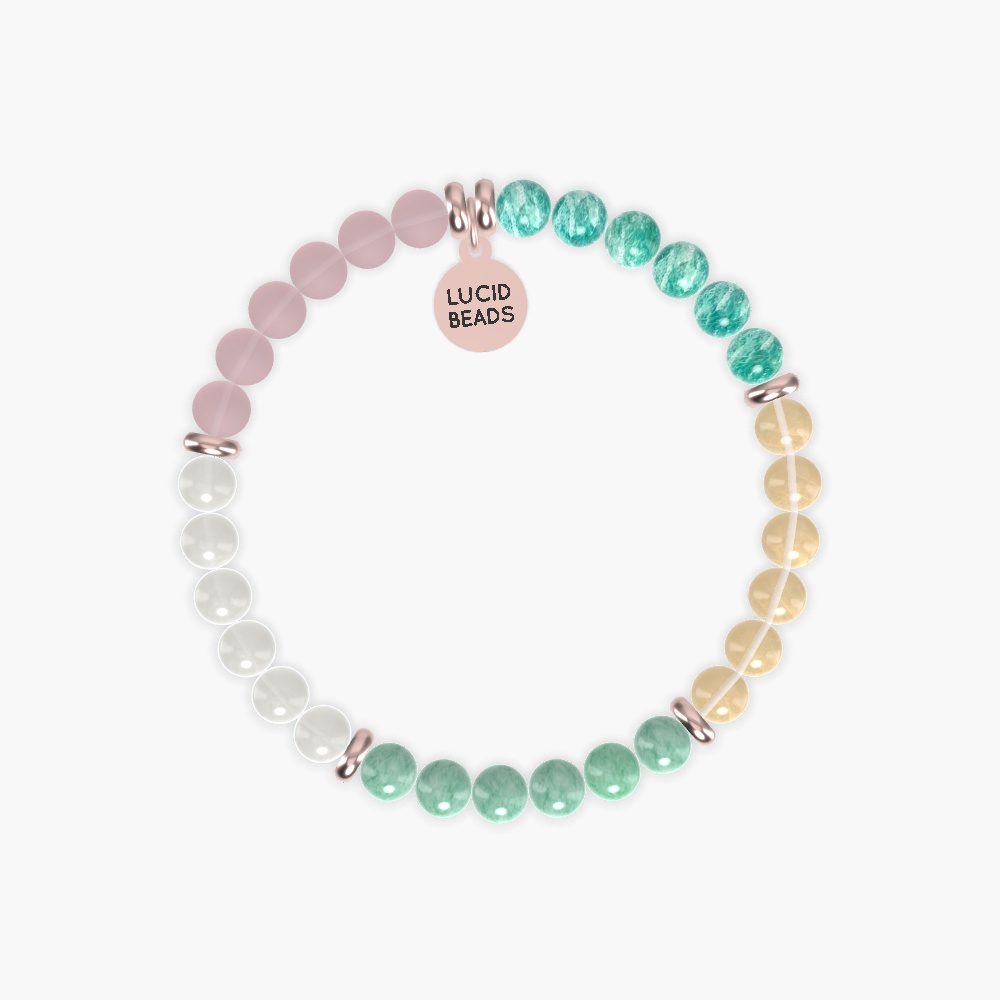 Rose Quartz, Moonstone, Green Jade and more Gemstone Bracelet