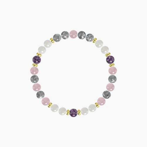 Moonstone, Labradorite, Rose Quartz and more Gemstone Bracelet