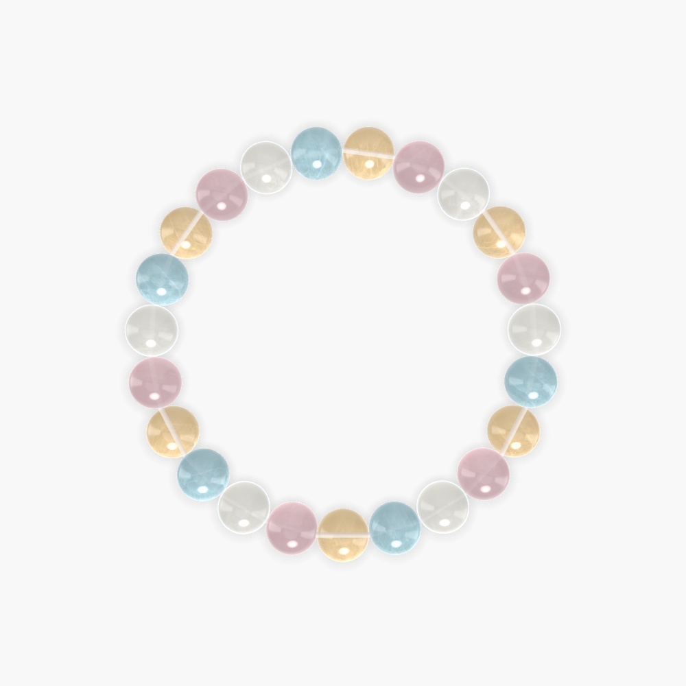 Citrine, Moonstone, Rose Quartz and more Gemstone Bracelet