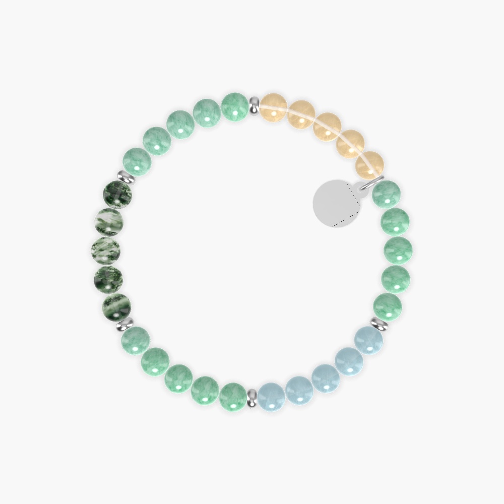 Green Jade, Aquamarine, Citrine and more Gemstone Bracelet