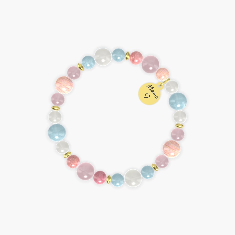 Aquamarine, Moonstone, Rose Quartz and more Gemstone Bracelet