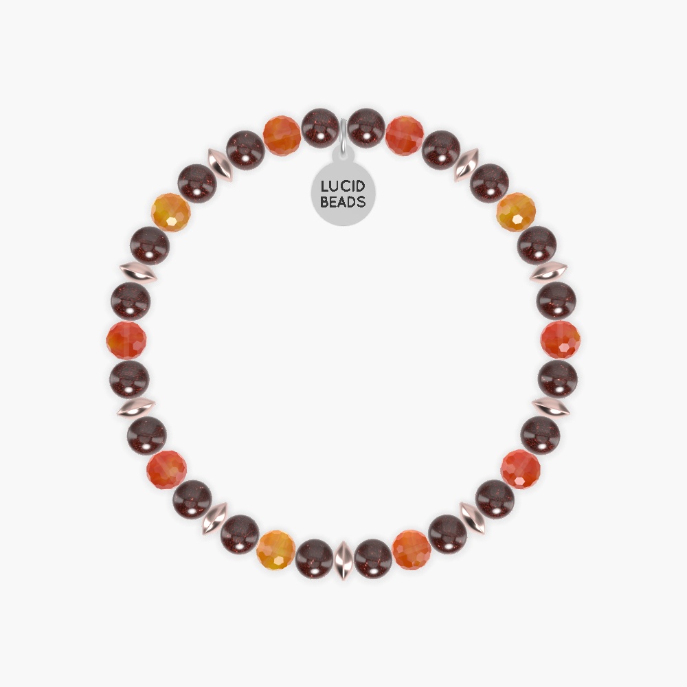 Garnet and Carnelian Bracelet
