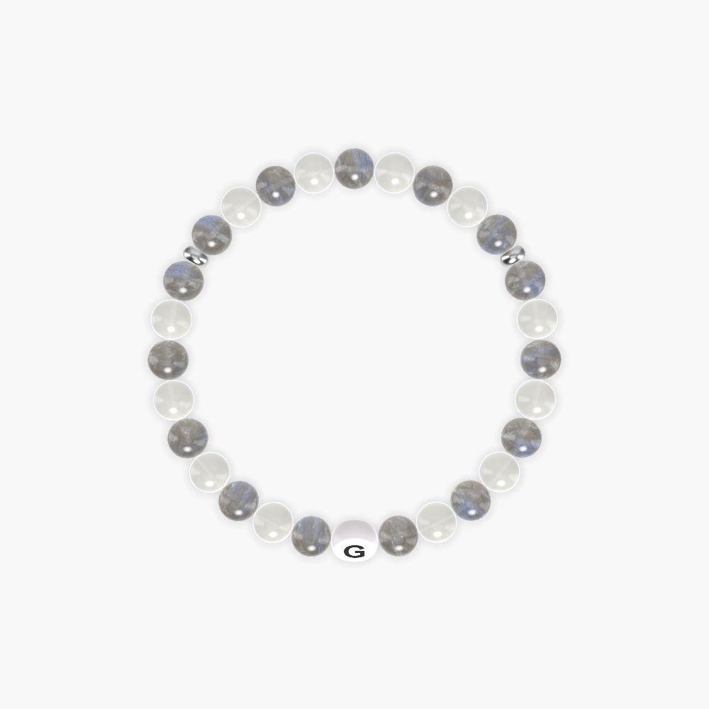 Labradorite and Moonstone Bracelet