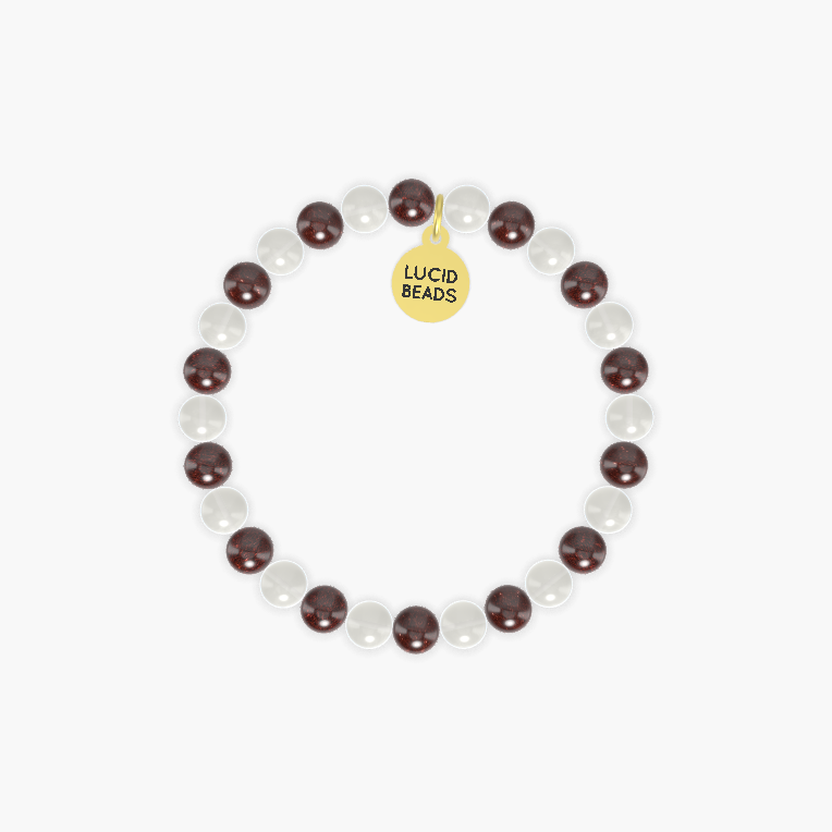 Garnet and Moonstone Bracelet
