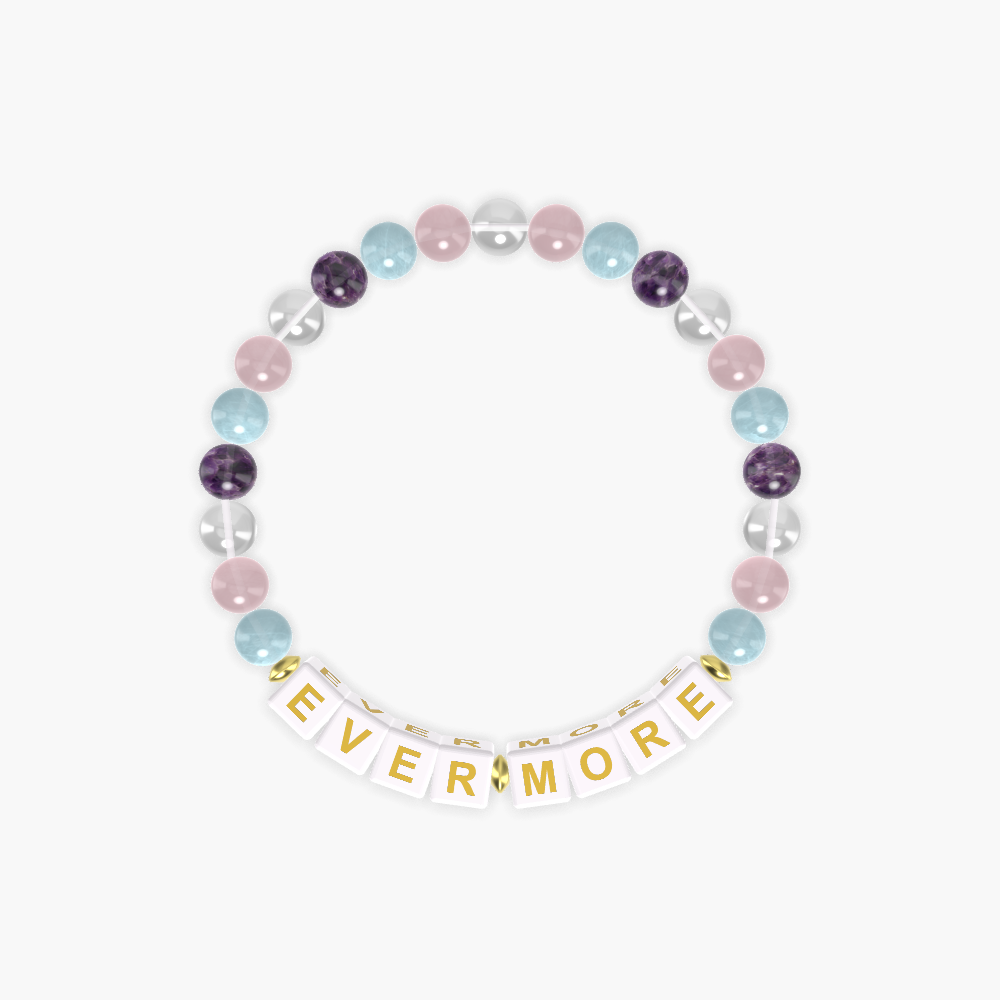 Aquamarine, Rose Quartz, Clear Quartz and more Gemstone Bracelet