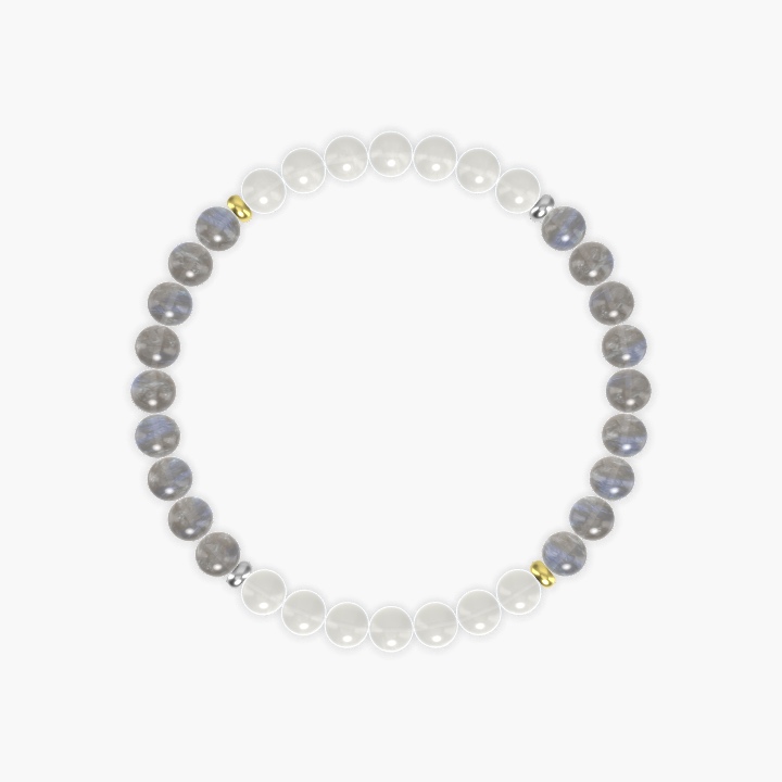 Labradorite and Moonstone Bracelet