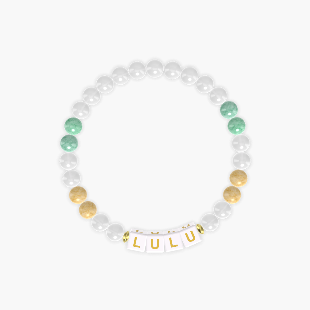 White Jade, Yellow Jade and Green Jade Bracelet