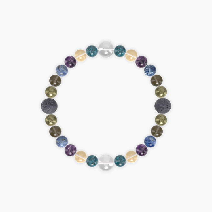 Apatite, Citrine, Amethyst and more Gemstone Bracelet
