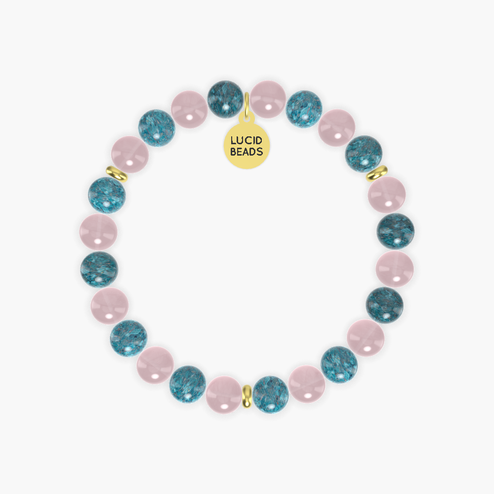 Apatite and Rose Quartz Bracelet